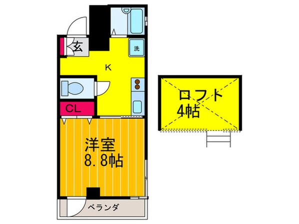 プラネット２の物件間取画像